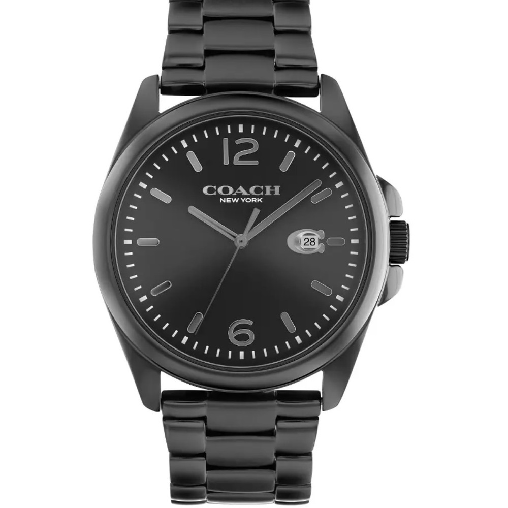 NEW COACH Men's (unisex) Greyson Stainless Steel Bracelet Watch 41mm